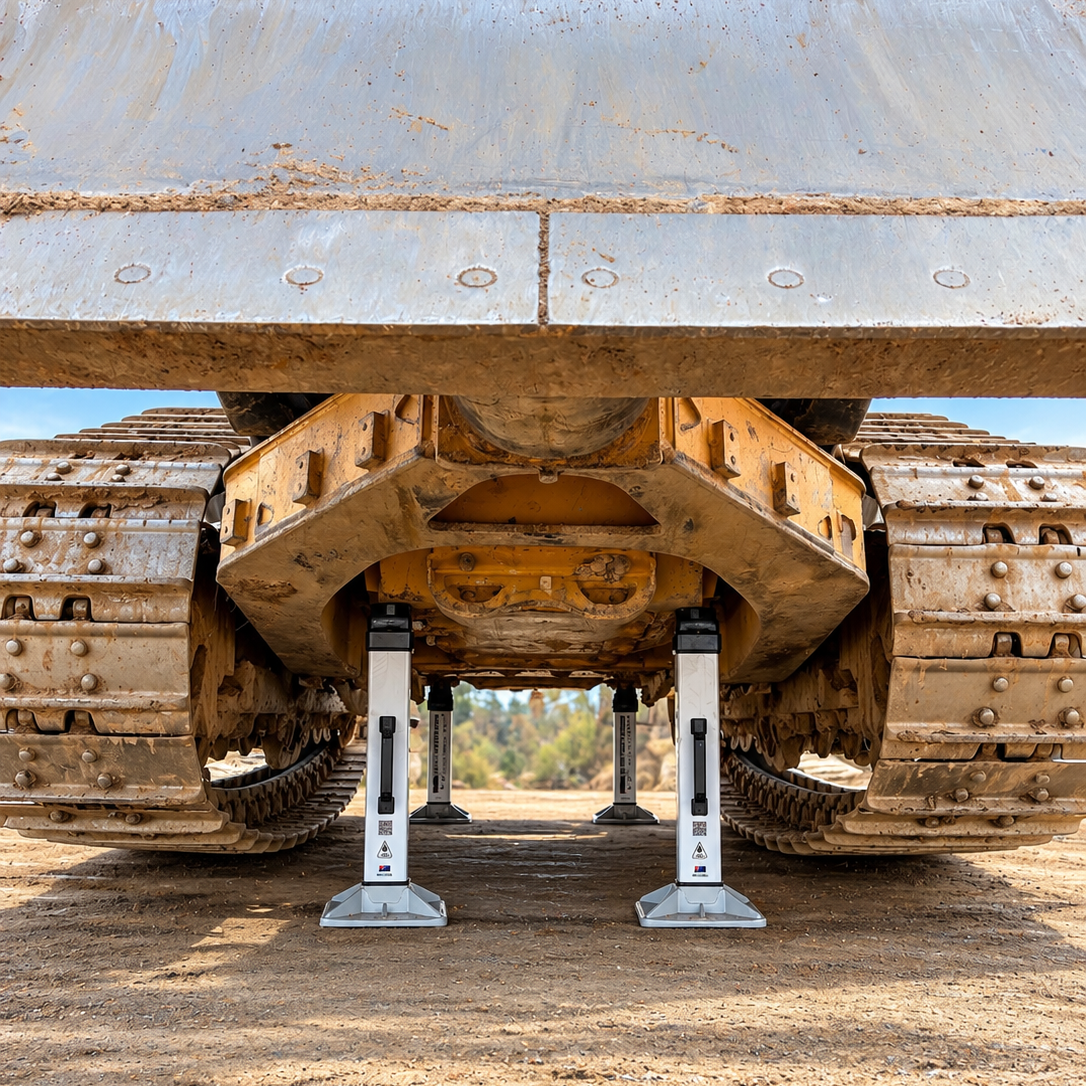 Divalls Catb D6 Supported by Composite Stands