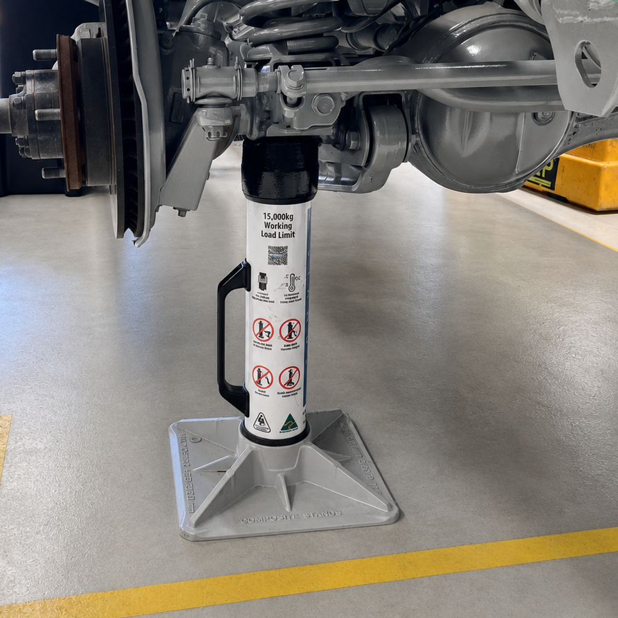 Front view of 15-tonne Composite Stand