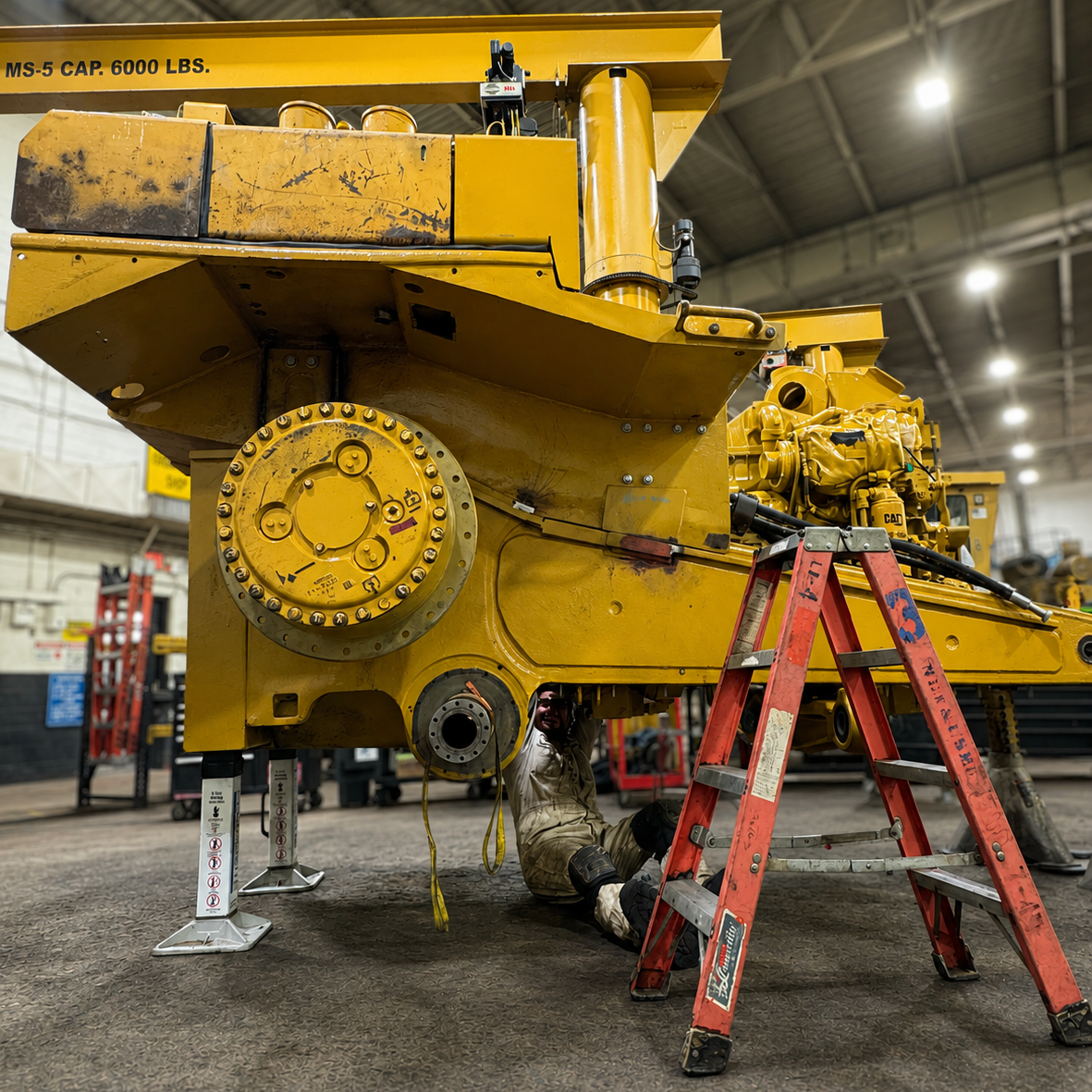 Front view of a 25-tonne Composite Support Stand