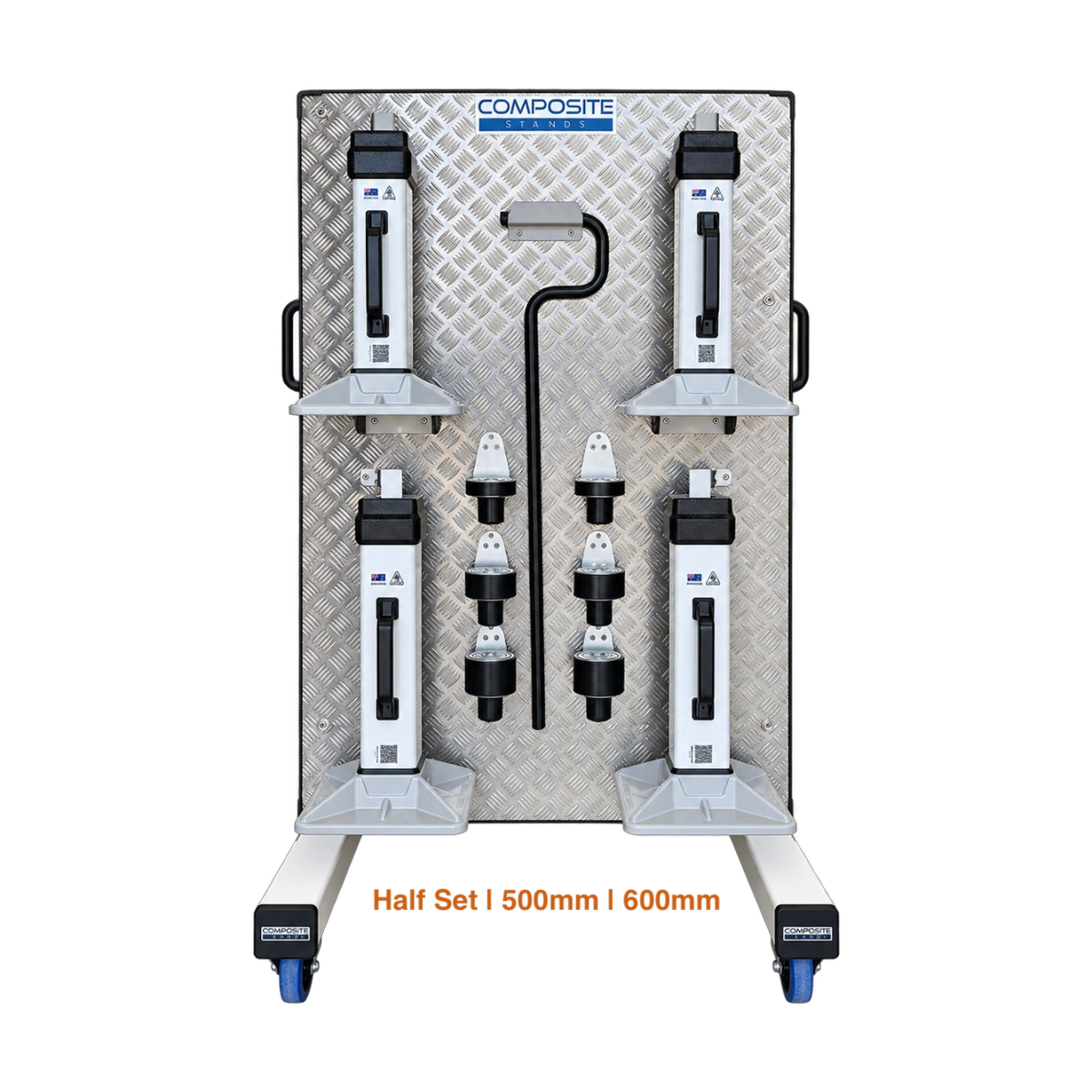 25 tonne Workshop Package with 2 x 500mm Composite Stands and 2 x 600mm Composite Stands 