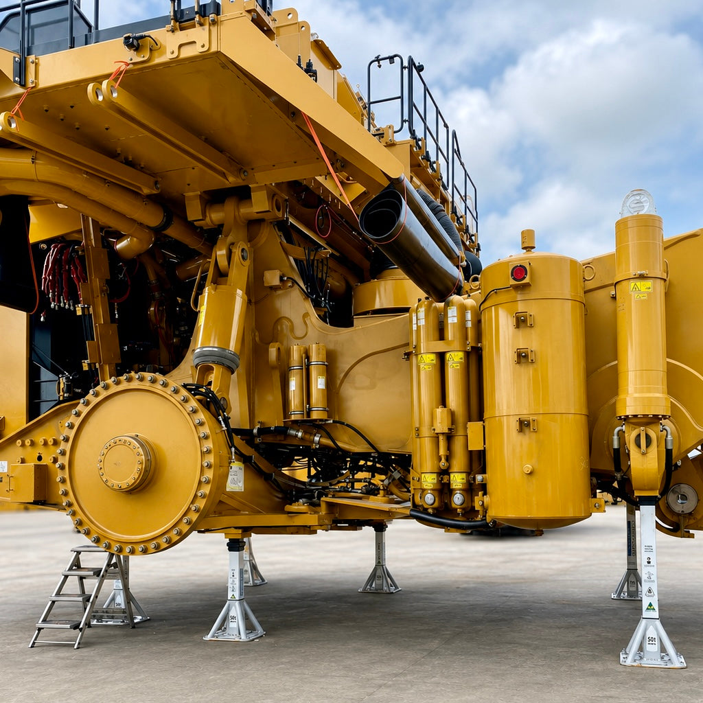 Front view of a 50-tonne T3 Composite Support Stand