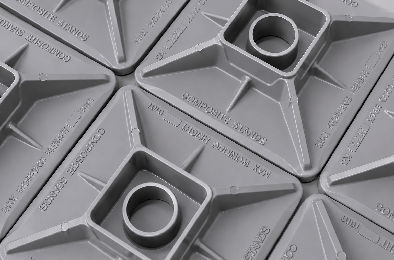 Aluminium base for Composite Stand