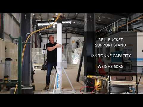 Moving a 12.5-tonne Bucket Support Stand